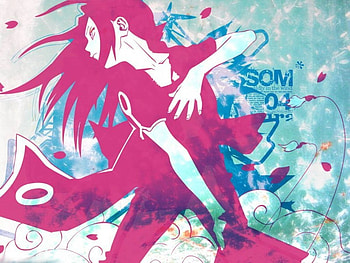 Sakura, blue, pink, anime, cute, girl HD wallpaper