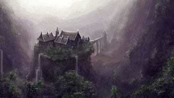 landscapes forest fantasy world kingdom - ( HD wallpaper