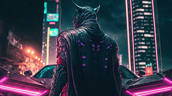 Cyber Batman , batman, superheroes, artist, artwork, digital-art HD wallpaper