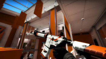 M4A4 Asiimov | Mirrors Edge HD wallpaper