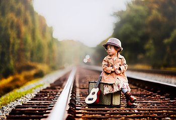 little girl, childhood, blonde, fair, nice, adorable, bonny, sweet, Belle, Guitar, white, Hair, girl, train, tree, comely, sightly, pretty, green, face, lovely, pure, child, graphy, cute, baby, , set, Nexus, beauty, kid, hat, bag, beautiful, people, little, pink, sky, dainty HD wallpaper