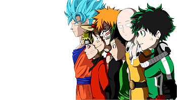 Naruto and Deku, Anime HD wallpaper