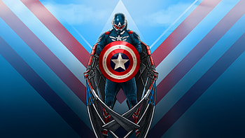 Captain America Nanotech Helmet Transition, captain-america-brave-new-world, superheroes, artwork, captain-america, artist, anthony-mackie, art, digital-art HD wallpaper