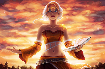 Witch Fantasy Girl , witch, fantasy-girls, artwork, deviantart HD wallpaper