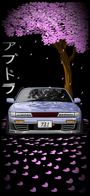 Nissan Silivia s13 JDM, amoled, r34, gtr, sports, nismo, racer, retro, modified, abstract, Japanese HD phone wallpaper