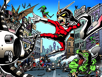 Viewtiful Joe, adventure, action, movie, capcom, beat em up, platform HD wallpaper