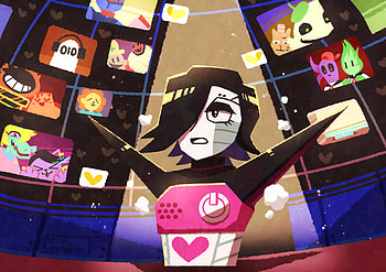 For the Fans, Mettaton EX (Undertale), video game, Undertale HD wallpaper
