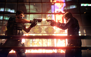 Leon S. Kennedy, Chris Redfield, Leon S. Kennedy Resident Evil HD wallpaper