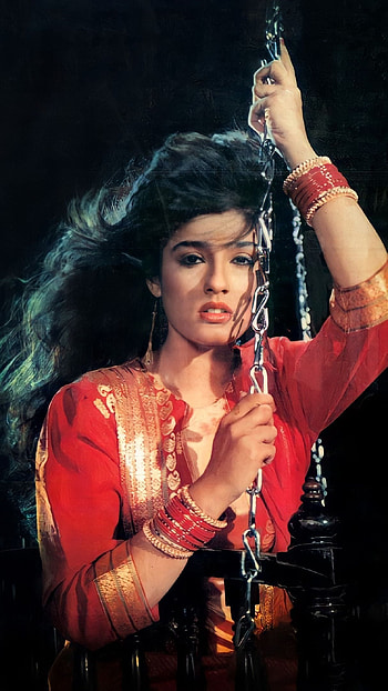 Raveena Tandon, bollywood actress HD phone wallpaper