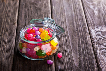 Food, Candies, Bank, Multicolored, Motley, Jar, Lollipops HD wallpaper