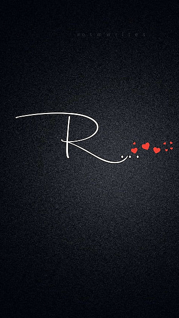 R Letter, Simple HD phone wallpaper