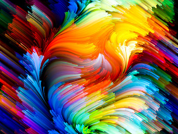 Abstract, colorful lines, pattern HD wallpaper