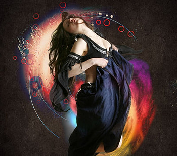 Light Dancer, dancer, abstract, dance, cool, girl, female HD wallpaper