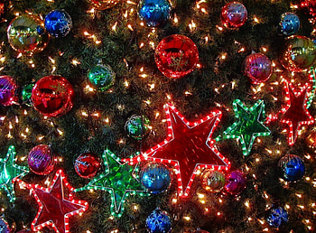Holidays, Stars, Holiday, Christmas Decorations, Christmas Tree Toys, Christmas Tree, Garland, Balls, Garlands HD wallpaper