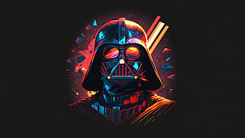 Darthvader Retro Art , darth-vader, star-wars, movies, minimalism, minimalist, dark, deviantart HD wallpaper