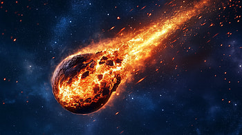 Fiery of Planet Destruction in Space, Planet Destruction, space HD wallpaper