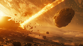 Majestic Meteor Shower, meteorite HD wallpaper