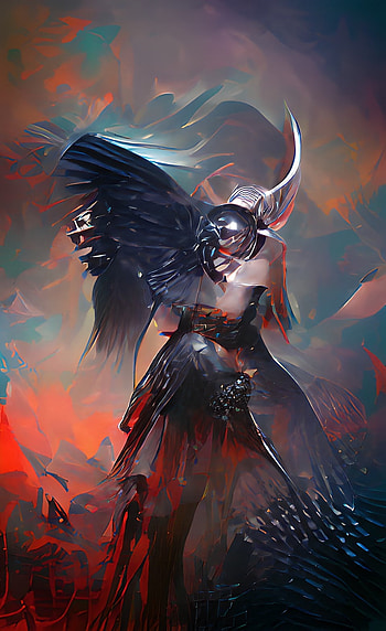 dream, valkyrie, art, wombo HD phone wallpaper