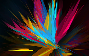 Abstract Sharp Shapes Â· HD wallpaper