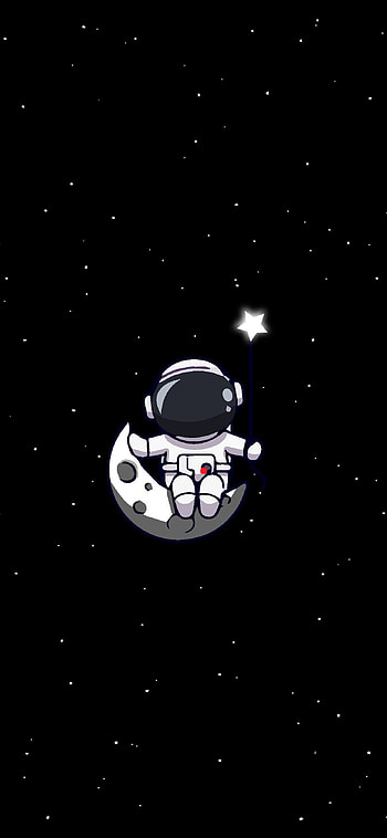 Cool Spaceman, art, cartoon HD phone wallpaper