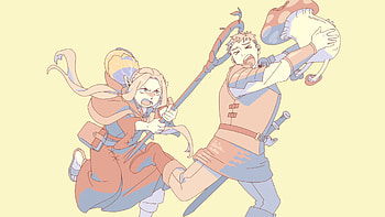 Marcille & Laios, Anime, Delicious in Dungeon, Laios Touden, Marcille Donato HD wallpaper