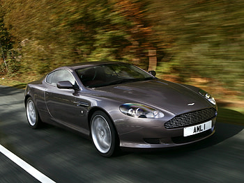 Auto, Trees, Aston Martin, Cars, Asphalt, Grey, Side View, Speed, Style, 2004, Db9 HD wallpaper