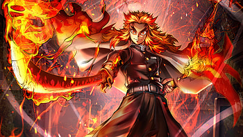 Demon Slayer, Kyojuro Rengoku HD wallpaper