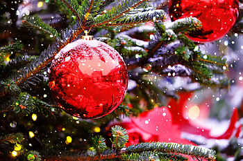 Christmas balls, decoration, holiday, Christmas, winter, balls, tree HD wallpaper