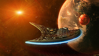 Stargate, Stargate Universe, Tv Show, Planet, Space, Spaceship HD wallpaper