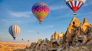 Cappadocia, Hot air balloon tour HD wallpaper