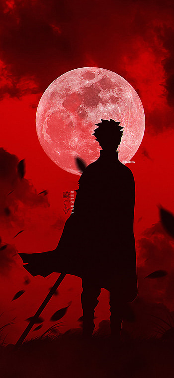 Boruto, naruto, red, sasuke, momoshiki, moon, boruto, ishhiki, kawaki HD phone wallpaper