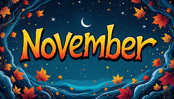 November Bliss: A Stunning Ultra, november, Autumn, leaf, Night Sky, seasonal HD wallpaper