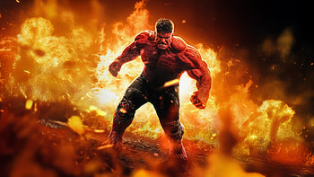 Red Hulk Reign, red-hulk, captain-america-brave-new-world, superheroes, artwork, art, digital-art HD wallpaper