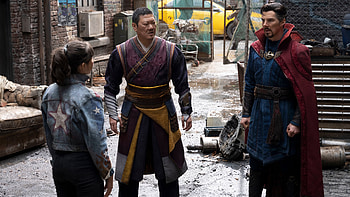 Benedict Cumberbatch Benedict Wong Doctor Strange Wong Doctor Strange in the Multiverse of Madness HD wallpaper