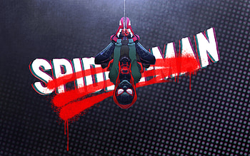 Spider Man Up Side Down, spiderman, superheroes, artwork, artist HD wallpaper