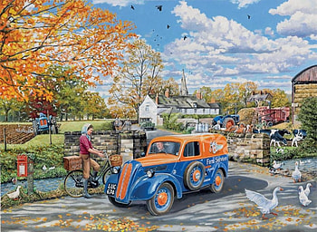 trevor service, cottage, cotswold, england, cars HD wallpaper