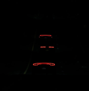 Dodge Charger, cars, car, night, dark, taillights, Challenger, mopar, automotive, tail lights, lights HD phone wallpaper