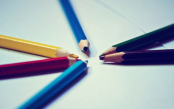Miscellanea, Miscellaneous, Colored Pencils, Colourful, Colorful, Paper, Colour Pencils HD wallpaper