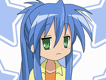 Konata, blue, lucky star, anime HD wallpaper