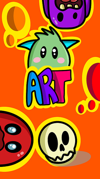Vibrant Anime Cartoon Art: Playful , Anime, cartoon HD phone wallpaper