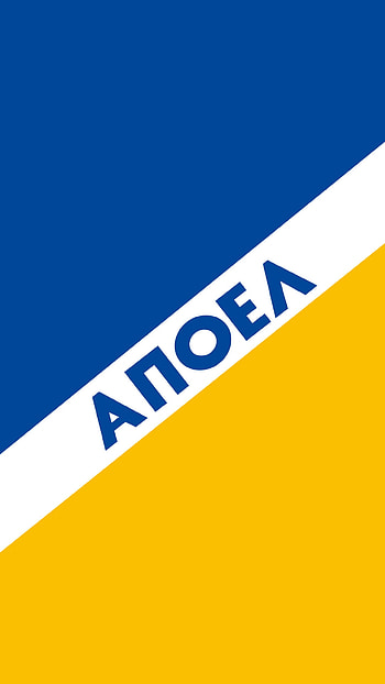 APOEL_, greek, blue, greece, club, yellow, logo, cyprus, football, apoel, fc HD phone wallpaper