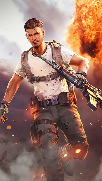 Fire Attitude, Battleground Game HD phone wallpaper