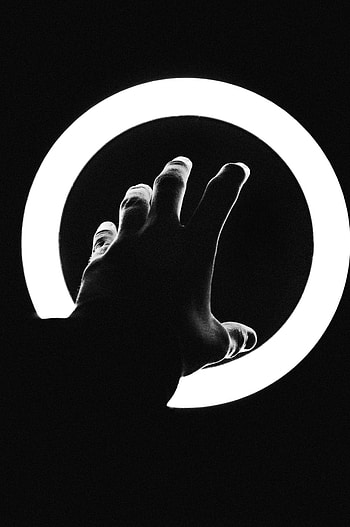 Dark, Shine, Light, Hand, Ring, Bw, Chb HD phone wallpaper