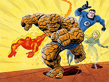 Fantastic Four, Marvel, Superheroes, Comics HD wallpaper