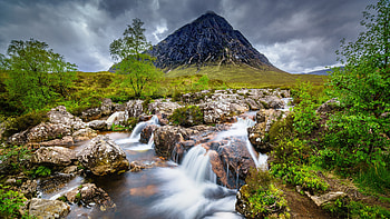 Earth, stream of river, nature, mountain HD wallpaper