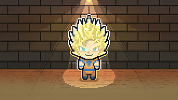 Goku 8 Bit Unleashed, goku, 8-bit, anime, artist, artwork, digital-art, deviantart HD wallpaper