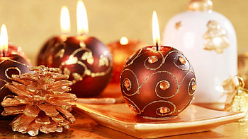Holidays, Background, New Year, Christmas, Xmas, Candles HD wallpaper