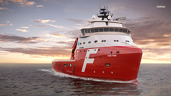 Ship, Platform Supply Vessel, Vehicles HD wallpaper