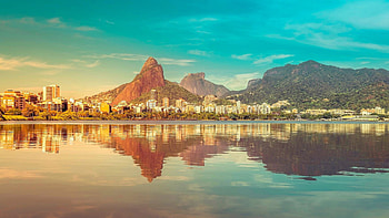 Brazil City Reflection Rio De Janeiro Travel HD wallpaper