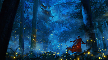 Anime Creature Fighting, creature, anime, warrior HD wallpaper